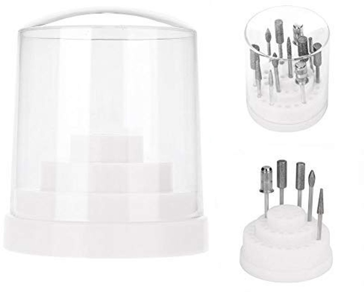 Nagelboorhouder - Professionele Organisator voor Nail Art - 48 Gaten Ontwerp