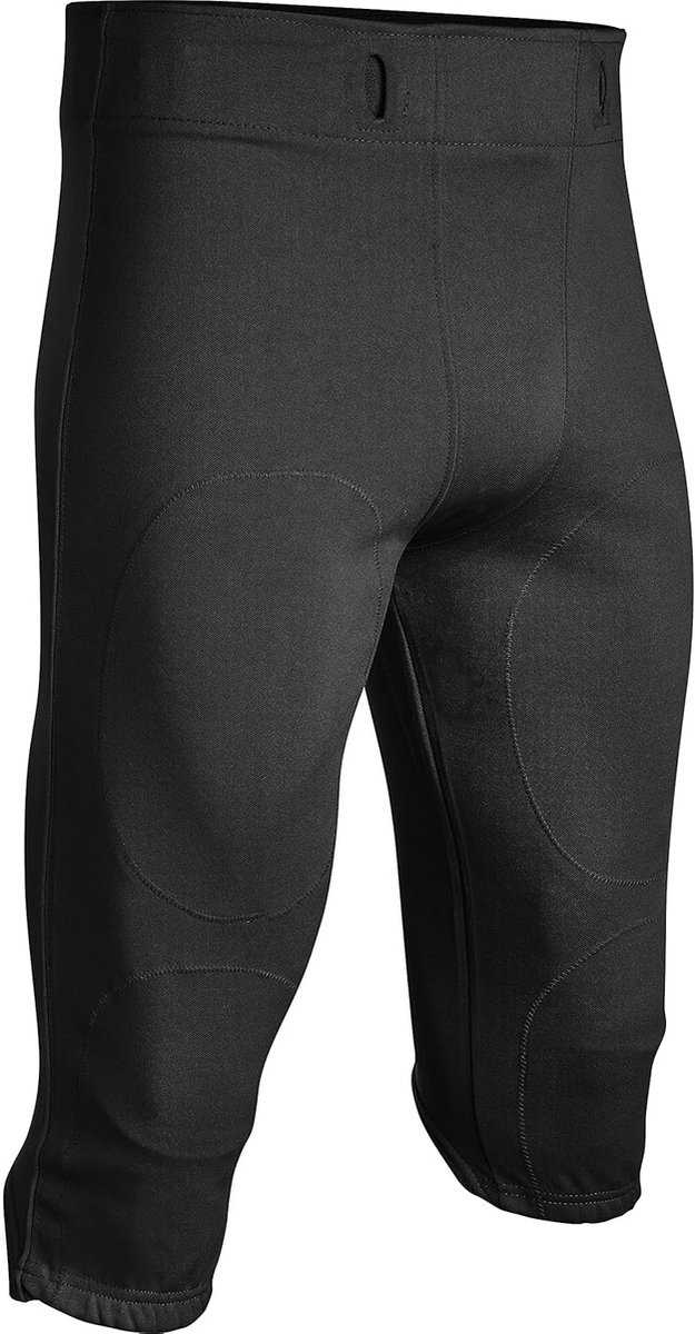 Duurzame Heren en Dames Football Trainingsbroek met Touchback - Zwart