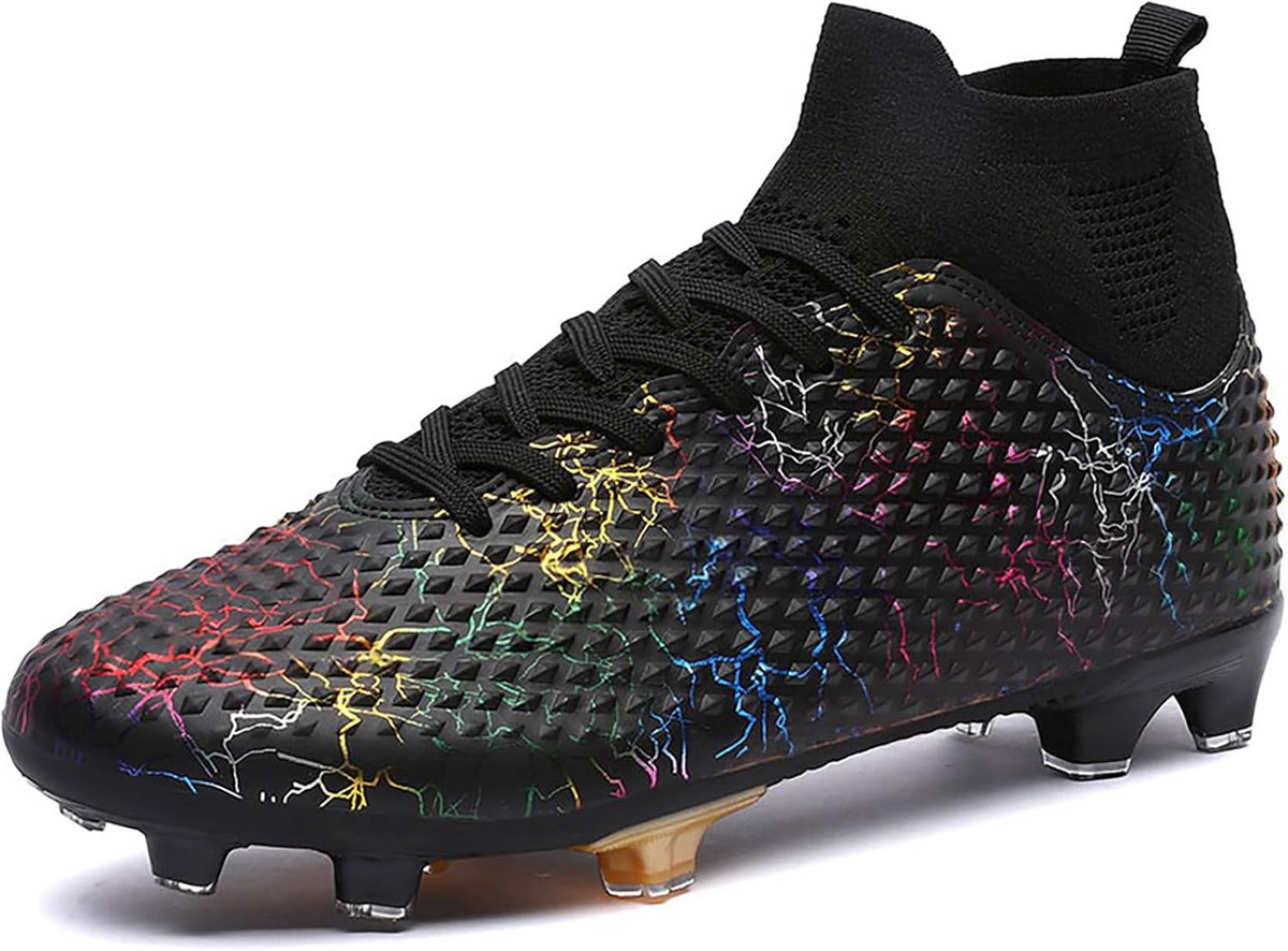 Voetbalschoenen Hoog Model voor Heren en Jongens - Ademende Sportschoenen met Spikes