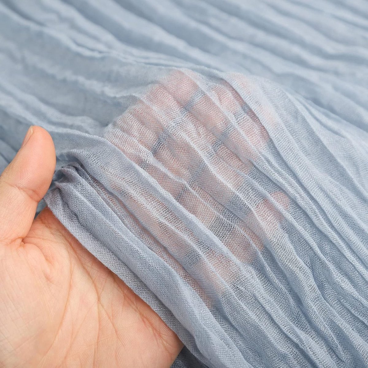 Rustieke Cheesecloth Tafelloper voor Bruiloft en Feestdecoratie