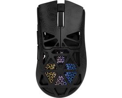 Furycube G11 - Tri-Mode Gaming Muis - Draadloos - Bedraad - Bluetooth - PAW3311 Sensor - 12.000 DPI - 1000Hz - Zwart