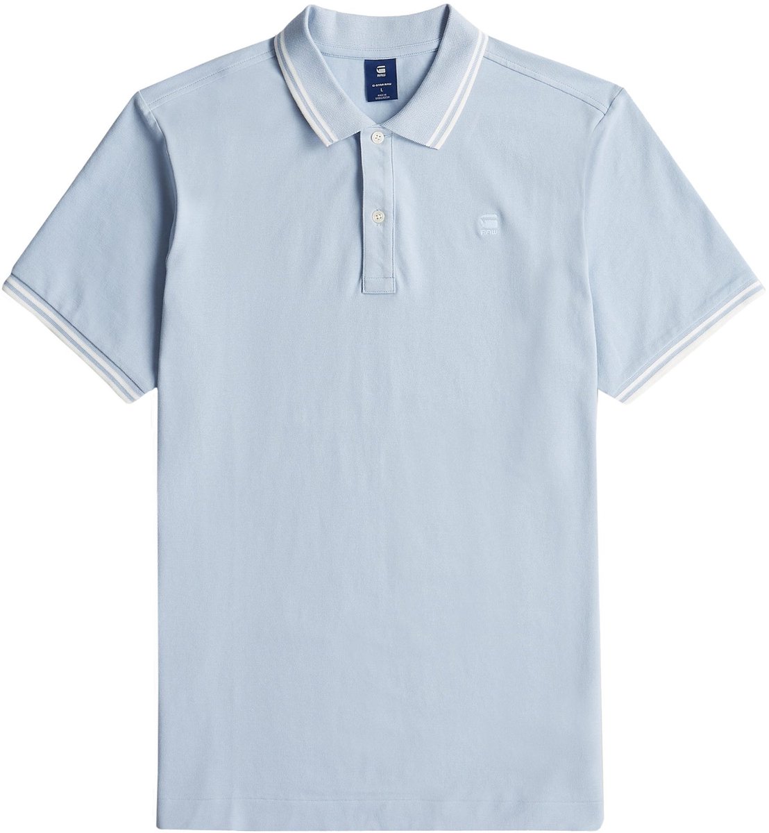 G-STAR Poloshirt Dunda Slim Stripe Polo Blauw