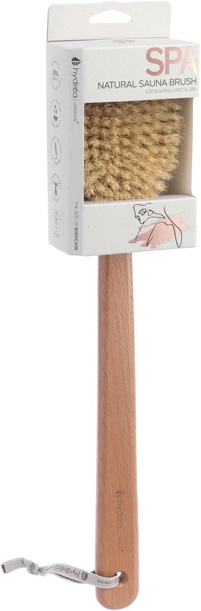 Lichaamsborstel met Lange Greep voor Scrubben en Droog Borstelen