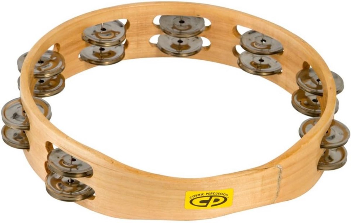 Professioneel Tamboerijn Houten Percussie Instrument 10 inch Dubbele Rij
