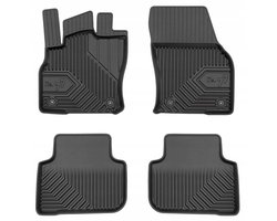 Frogum No.77 Automat / Vloermat - 3D Pasvorm - Geschikt voor Audi Q3 II / Sportback vanaf 2018 - TPE Rubber - 4-delig - Hoge Rand 4cm - Zwart