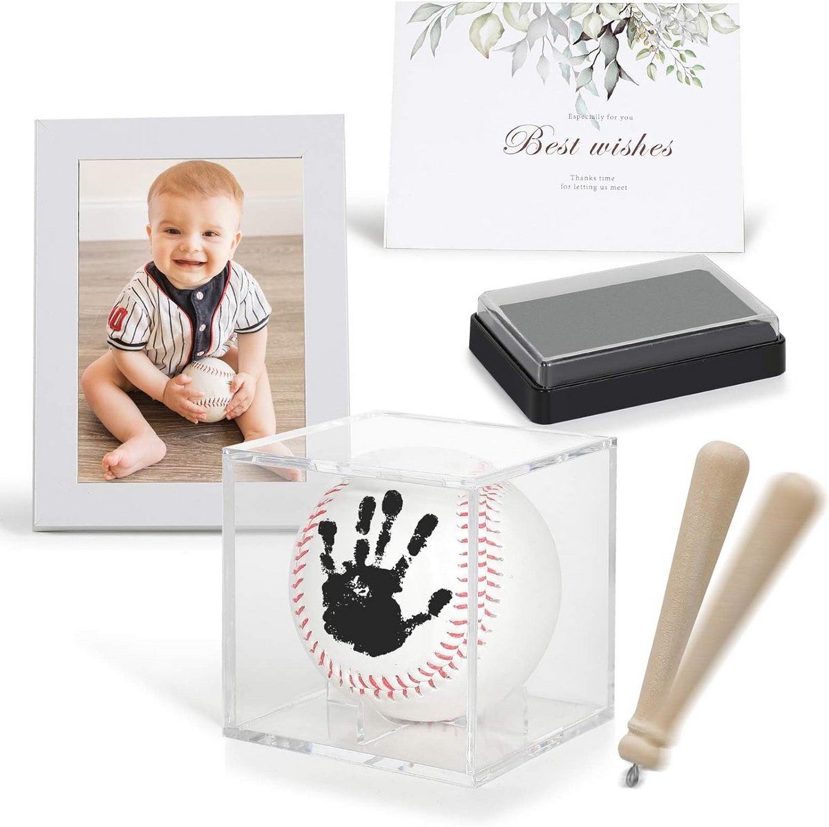 Set voor Hand- en Voetafdruk Baby - Unieke Kraamcadeau Aandenken