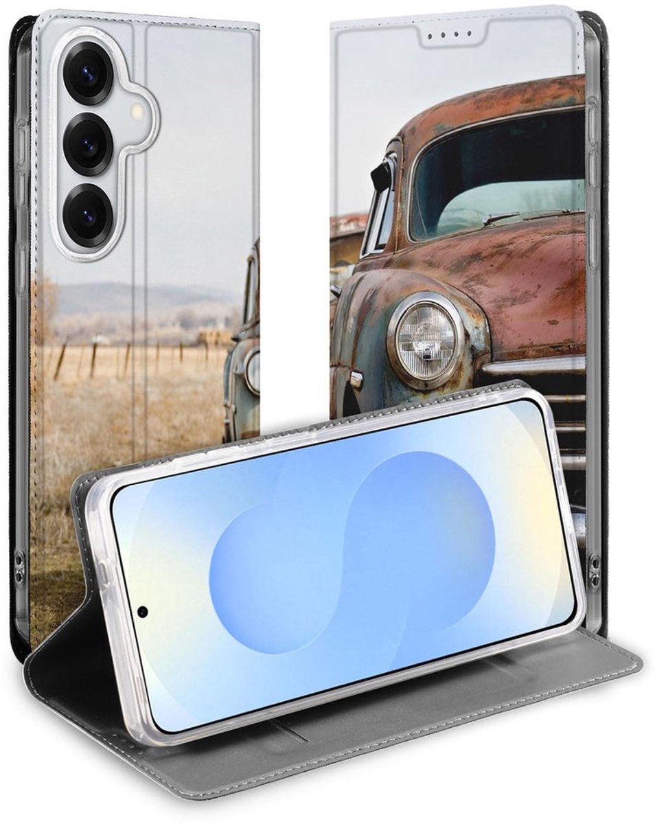 Samsung Galaxy S26 Book Case Vintage Auto