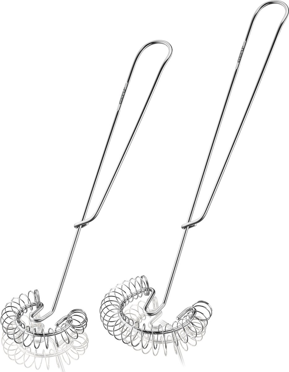 GEFU CORINA Spiraalgarde Set – 2-delig – RVS – Voor Sauzen & Desserts