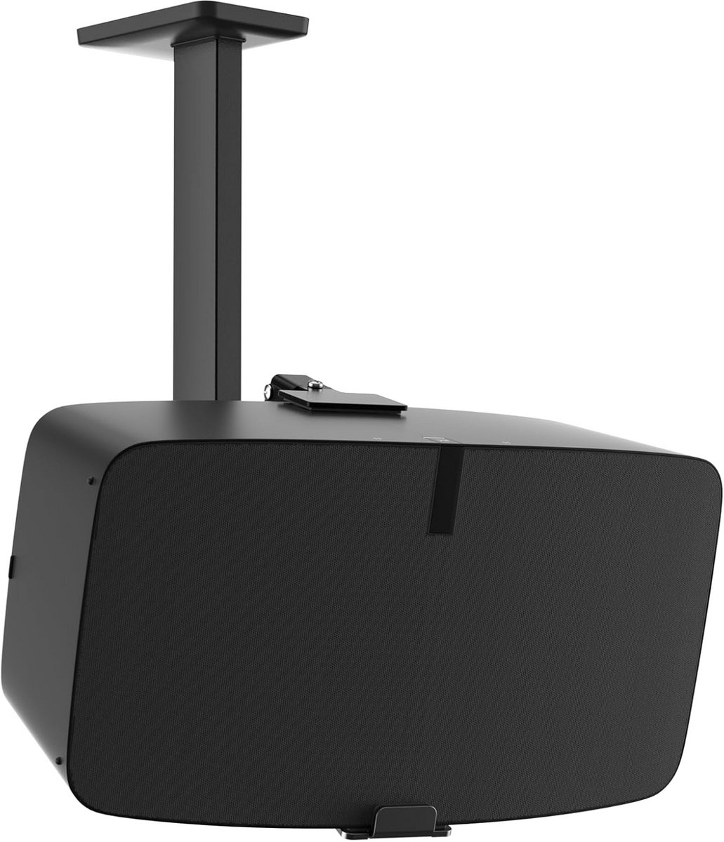 Plafondbeugel Zwart voor Sonos Five en Play:5 (Gen 2) - Kantelbaar en Draaibaar