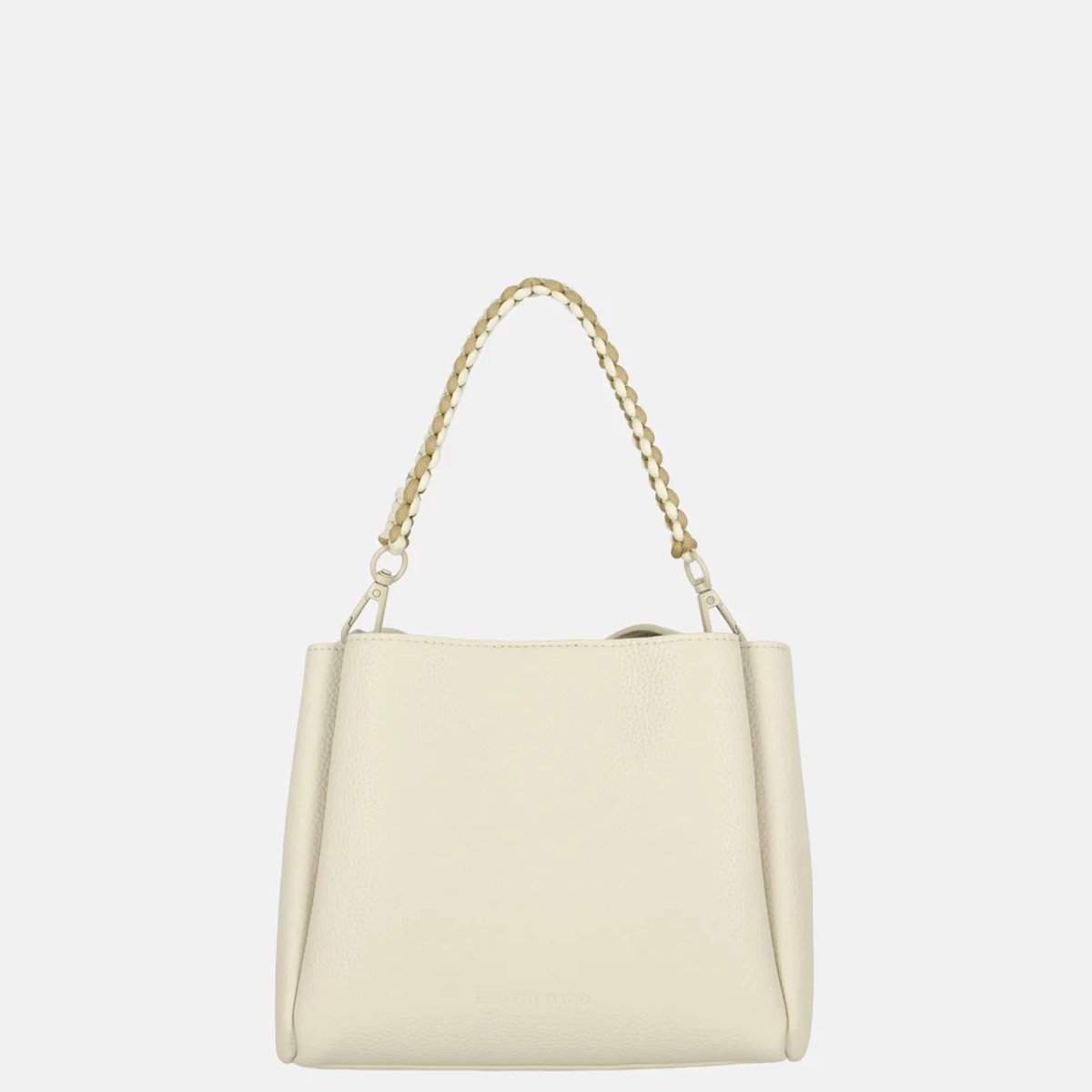 Laurent David Dorine crossbody tas white/goud