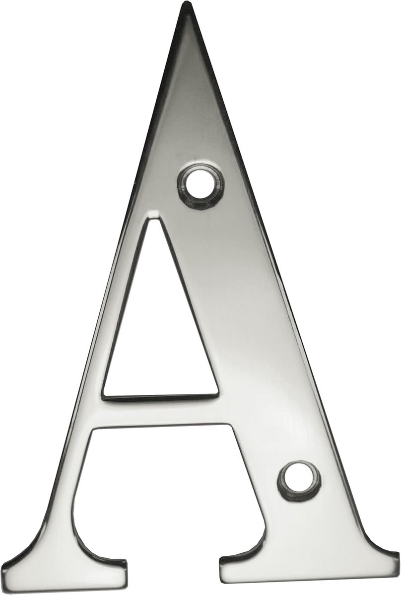 RVS Huisnummer of Letter 3 Inch Spiegel Gepolijst voor Deur en Poort