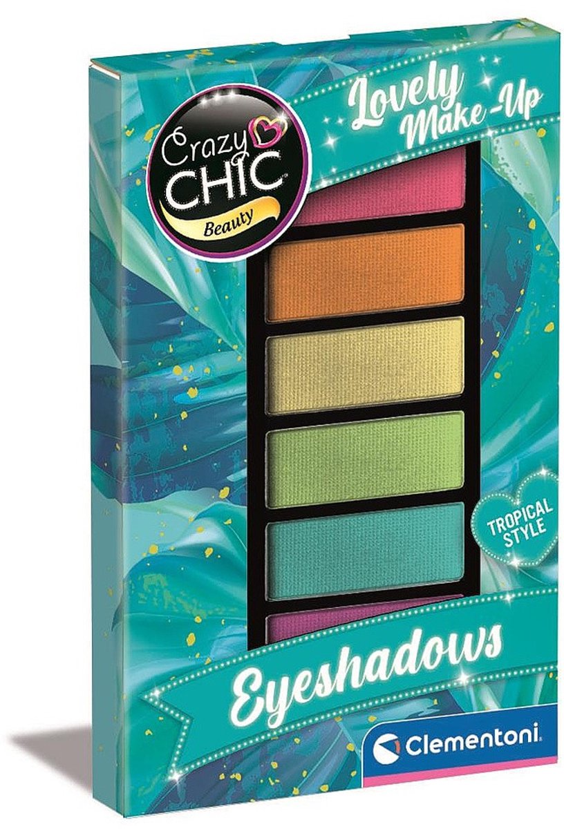 Crazy Chic Tropical Clementoni oogschaduwset