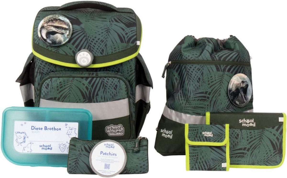 Complete Schooltas Set voor Kinderen met LED Verlichting en Inclusief Accessoires