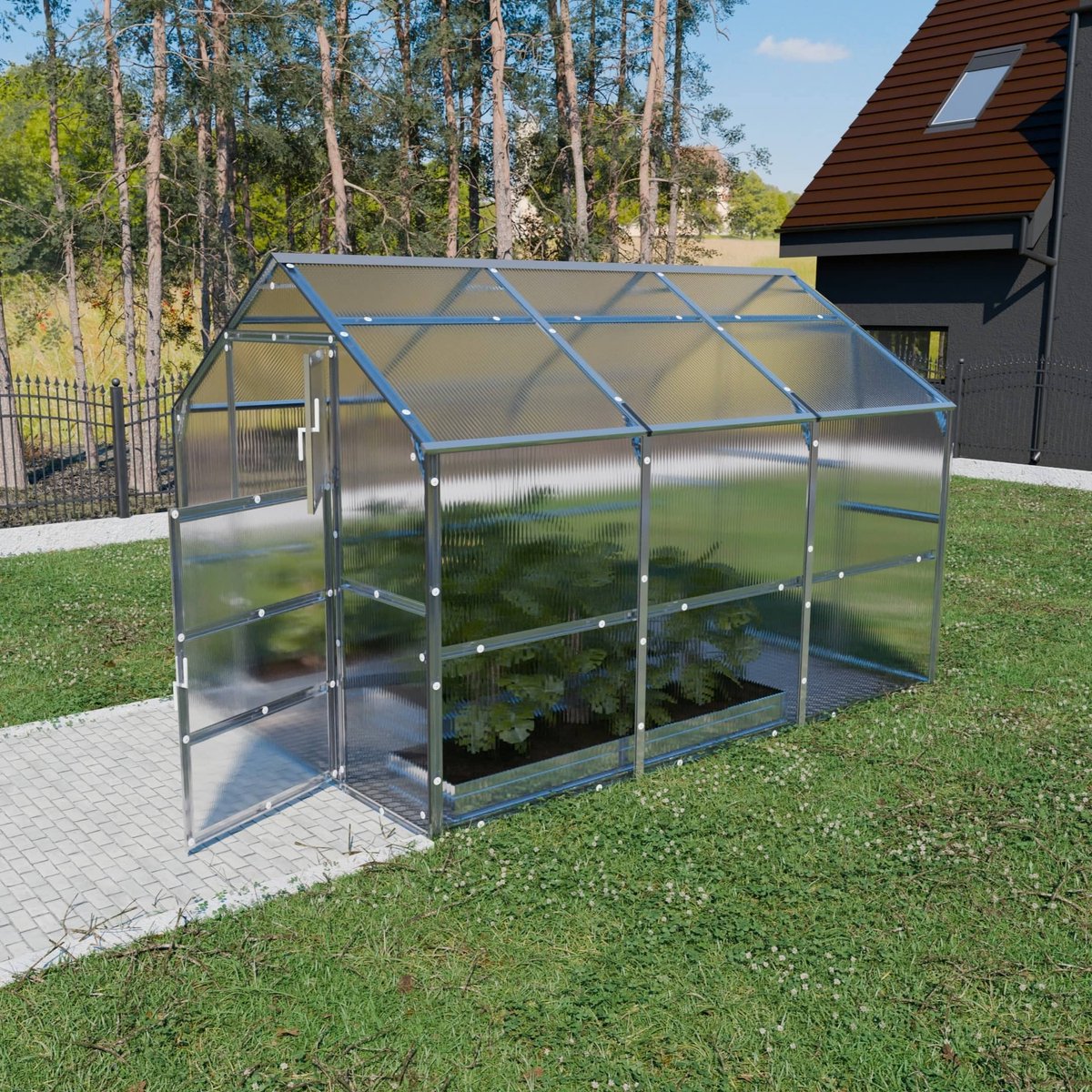 Klasika Polycarbonaat tuinkas 2,35x3m 7,05m² Bernard
