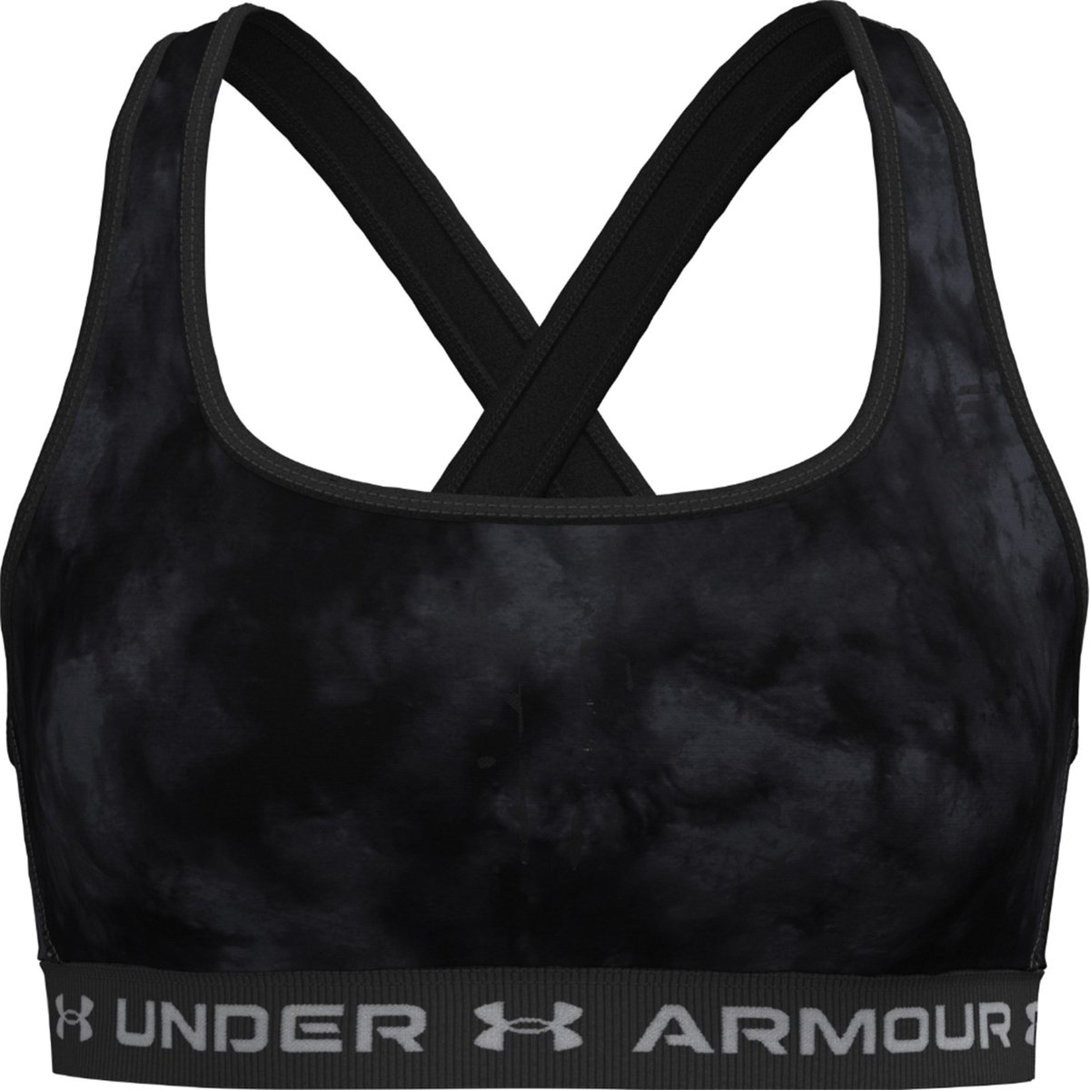 UA Crossback Mid Print 1361042-012 Under Armour dames sportkleding, maat S, zwart