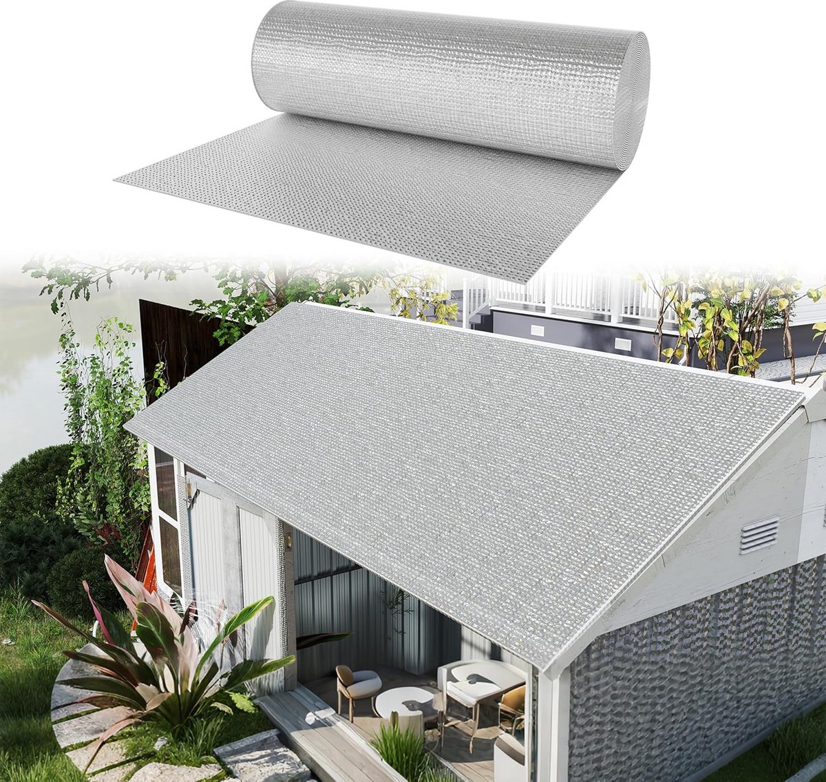 Dubbelzijdige Aluminium Isolatietape voor Warmte- en Koudebehoud