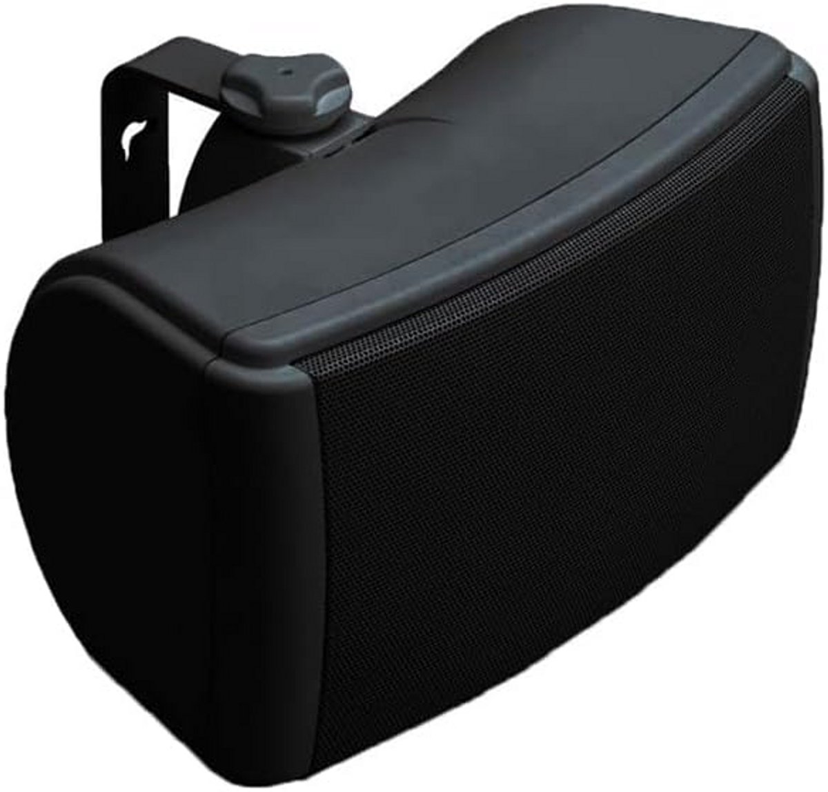 Compacte On-Wall Speaker voor Binnen en Buiten - Zwart