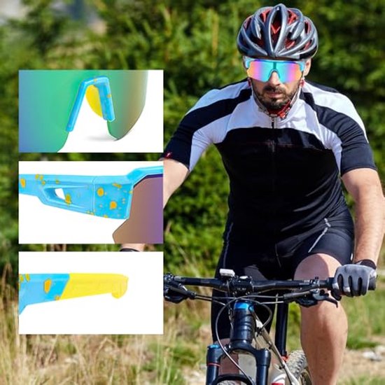 Zonnebril - UV400 Polarised - Groot Panoramisch Design — afbeelding 4