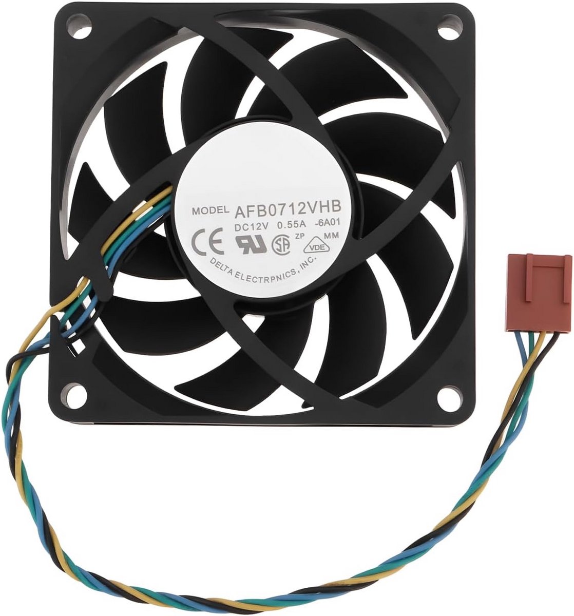 Krachtige 12V DC Koelventilator voor Laptop 70x70x15mm - Stille Ventilatie