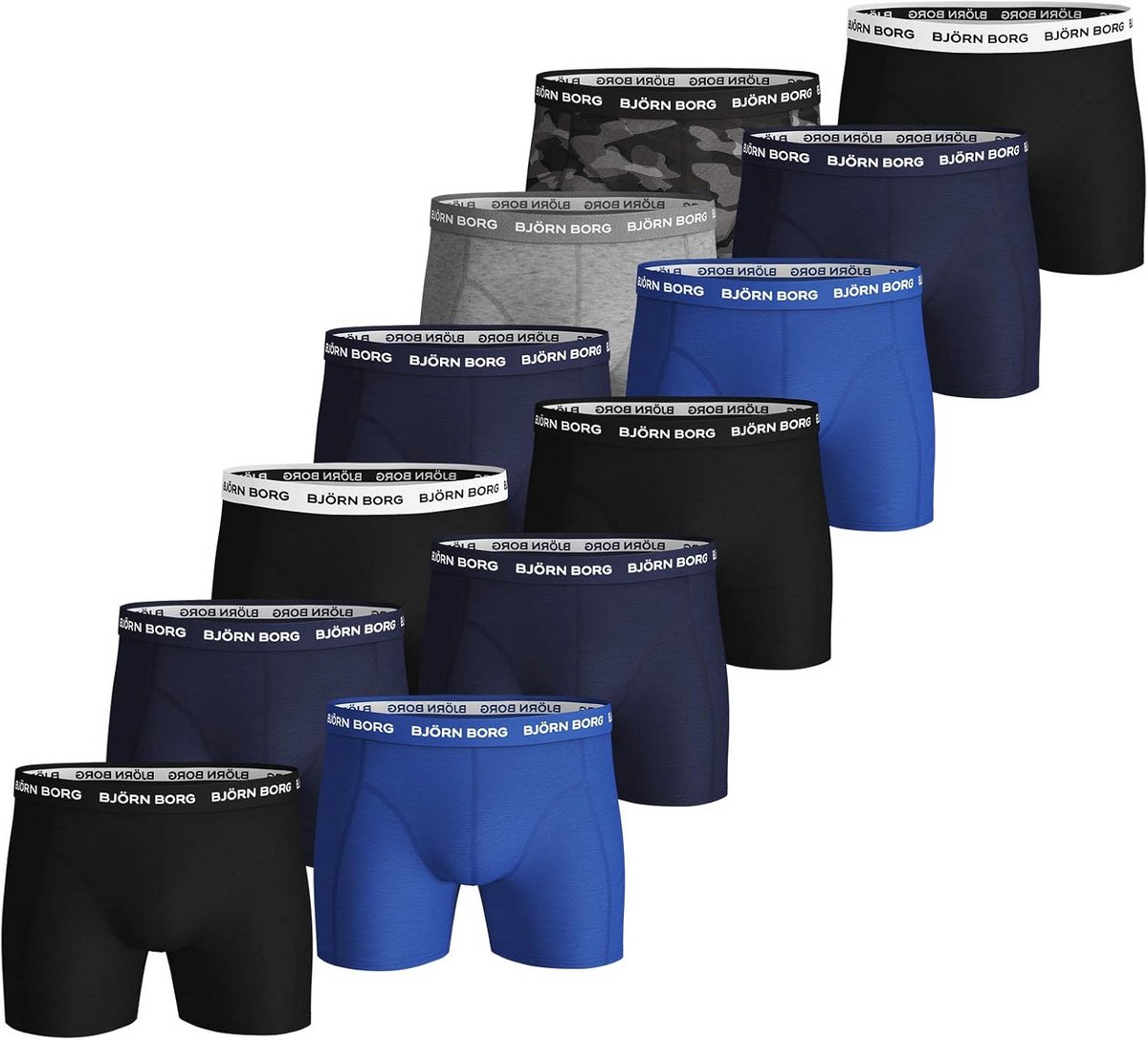 Heren Boxerslips 12-Pack Katoen Stretch Comfortabel Ondergoed