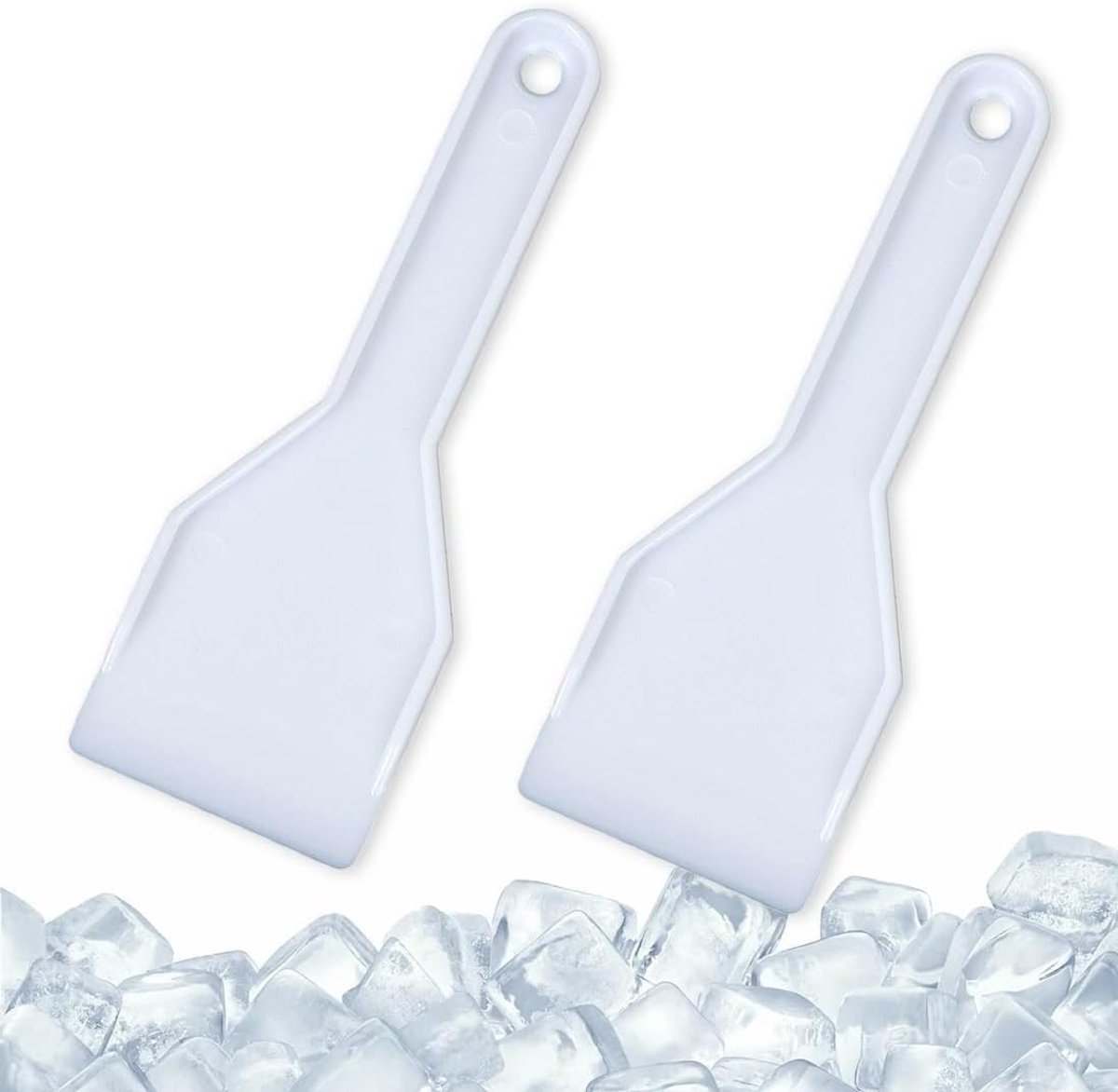 IJsbijl voor Koelkast en Vriezer - Robuust Plastic - Verpakking van 2