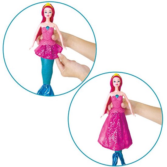 Toi-toys Zeemeermin Met Veranderbare Staart/ Jurk 30 Cm. van Toi-Toys — afbeelding 3