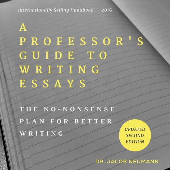 A Professor's Guide to Writing Essays - cover