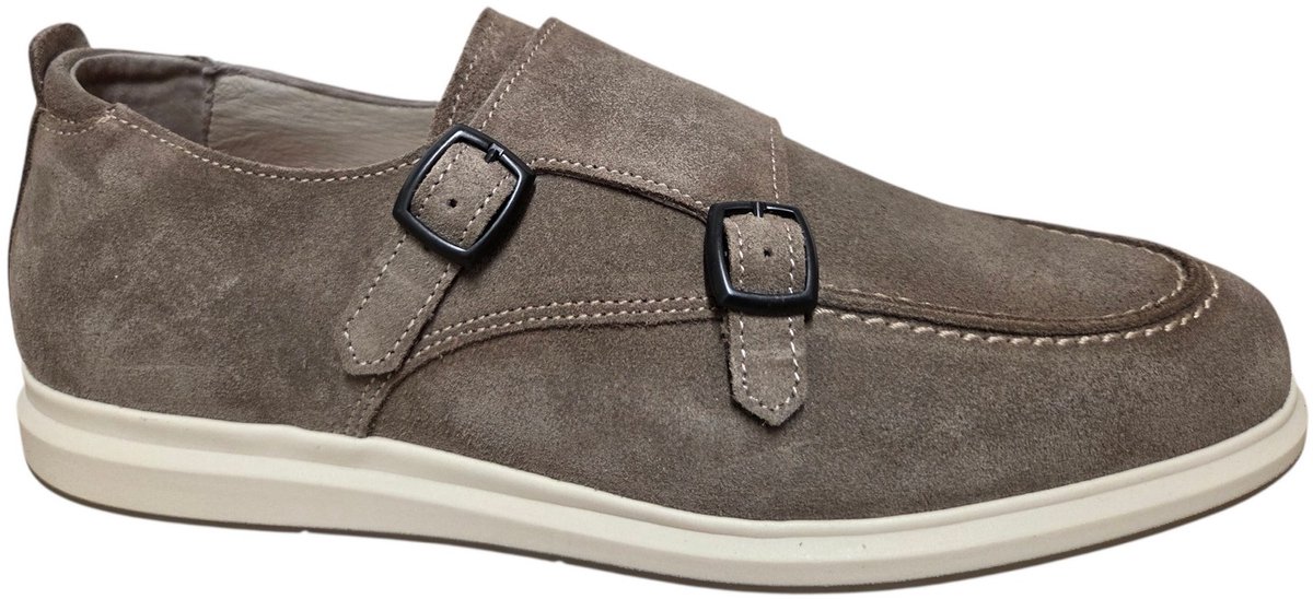 Berkelmans Zonda Dodo Instappers Taupe Suede Heren - Taupe - 43