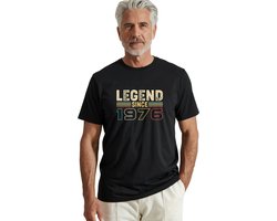 Legend Since 1976 T-shirt - Verjaardag en feest cadeau - Cadeau tip - 50 jaar cadeau - 50 jaar abraham - 50 jaar - T-shirt - 1976 - Heren - Vader Cadeau - Maat L