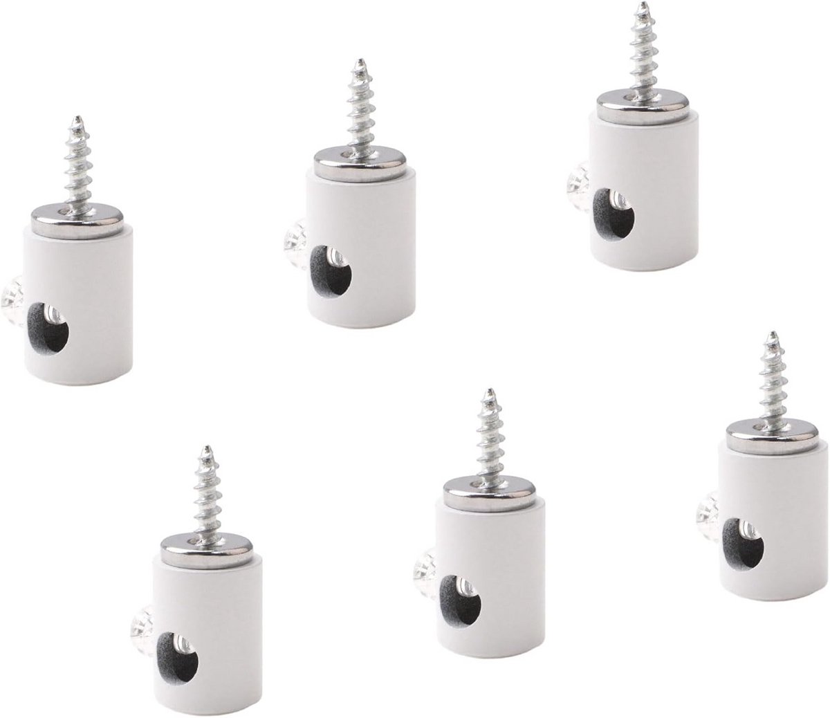 6 Stuks Plafondhaken voor Kroonluchter en Hanglampen - Flexibele Verlichting Ophanghaken W