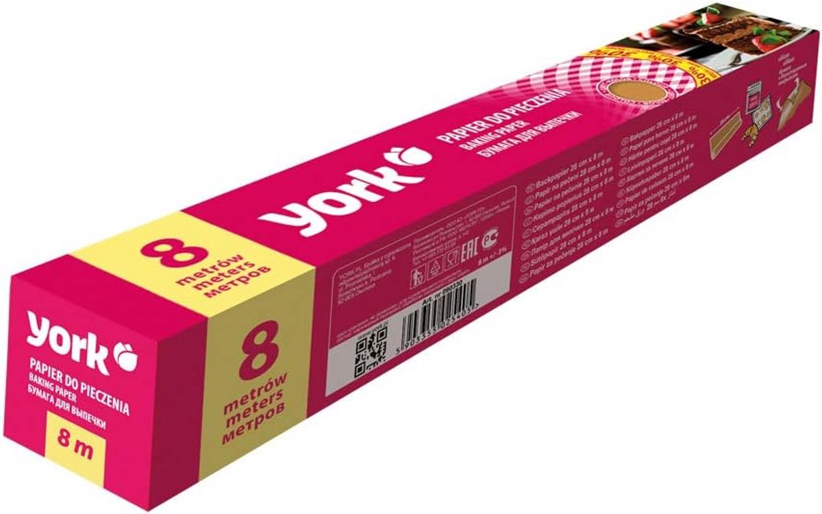 Bakpapier op Rol 8 Meter voor Ovenbakken en Koken
