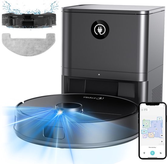 STEGA RoboCleaner Max Robotstofzuiger met Leegstation - STEGA - €279,00