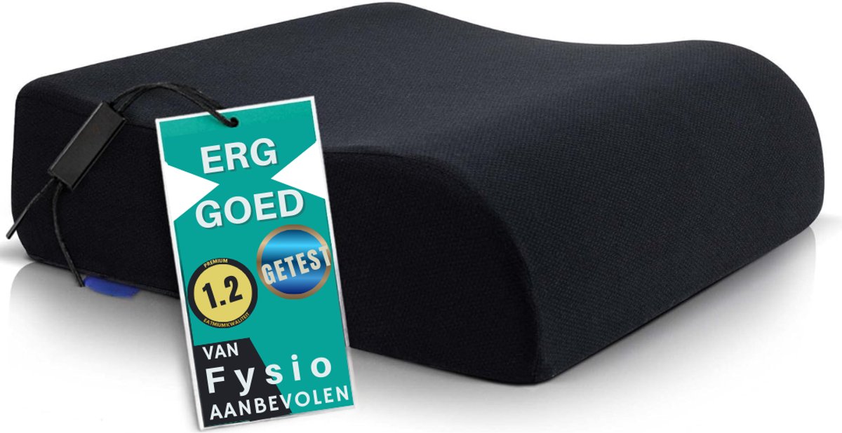 AMA® Zitverhoger Auto - Stoelverhoger voor Auto - Kinderzitje Auto - 40 x 40 x 1cm - Zwart