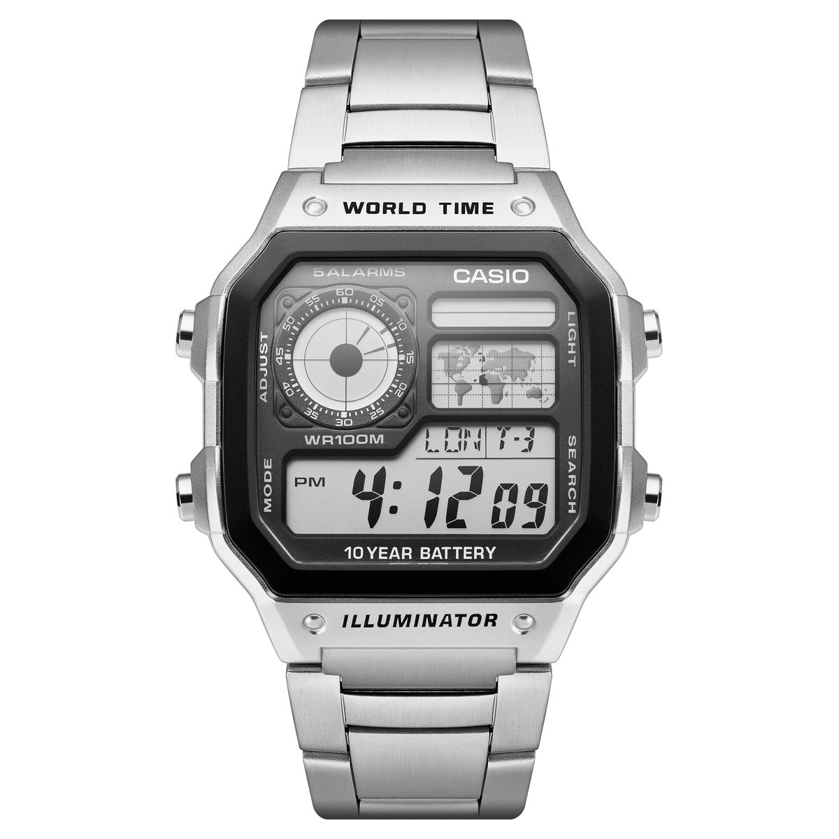 Casio Collection Men AE-1200WHD-1AVEF Heren Horloge - 42 mm