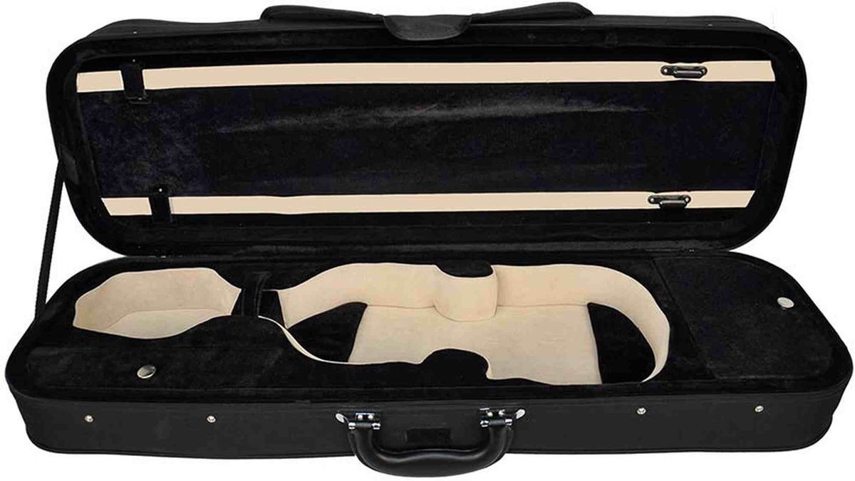 Leonardo VC-4134-BK Elementary Series vioolkoffer oblong 3/4 zwart