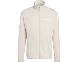 Adidas Terrex Full-Zip Fleece Vest Heren Beige S