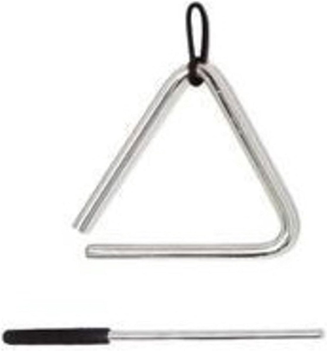Triangel Muziekinstrument 10 cm Inclusief Bevestigingskoord