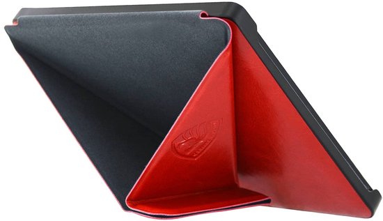 Origami Sleepcover Geschikt voor Tolino Vision 6 Hoes Cover Rood * van Origami Sleepcover — afbeelding 5
