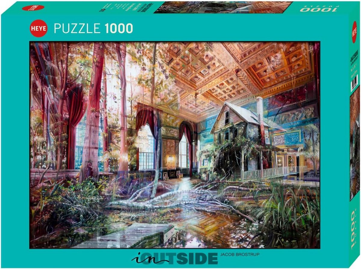 Uitdagend Legpuzzel 1000 Stukken - Huis in Huis Concept