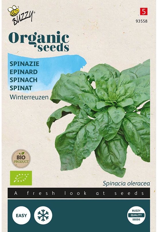 Biologisch spinaziezaad