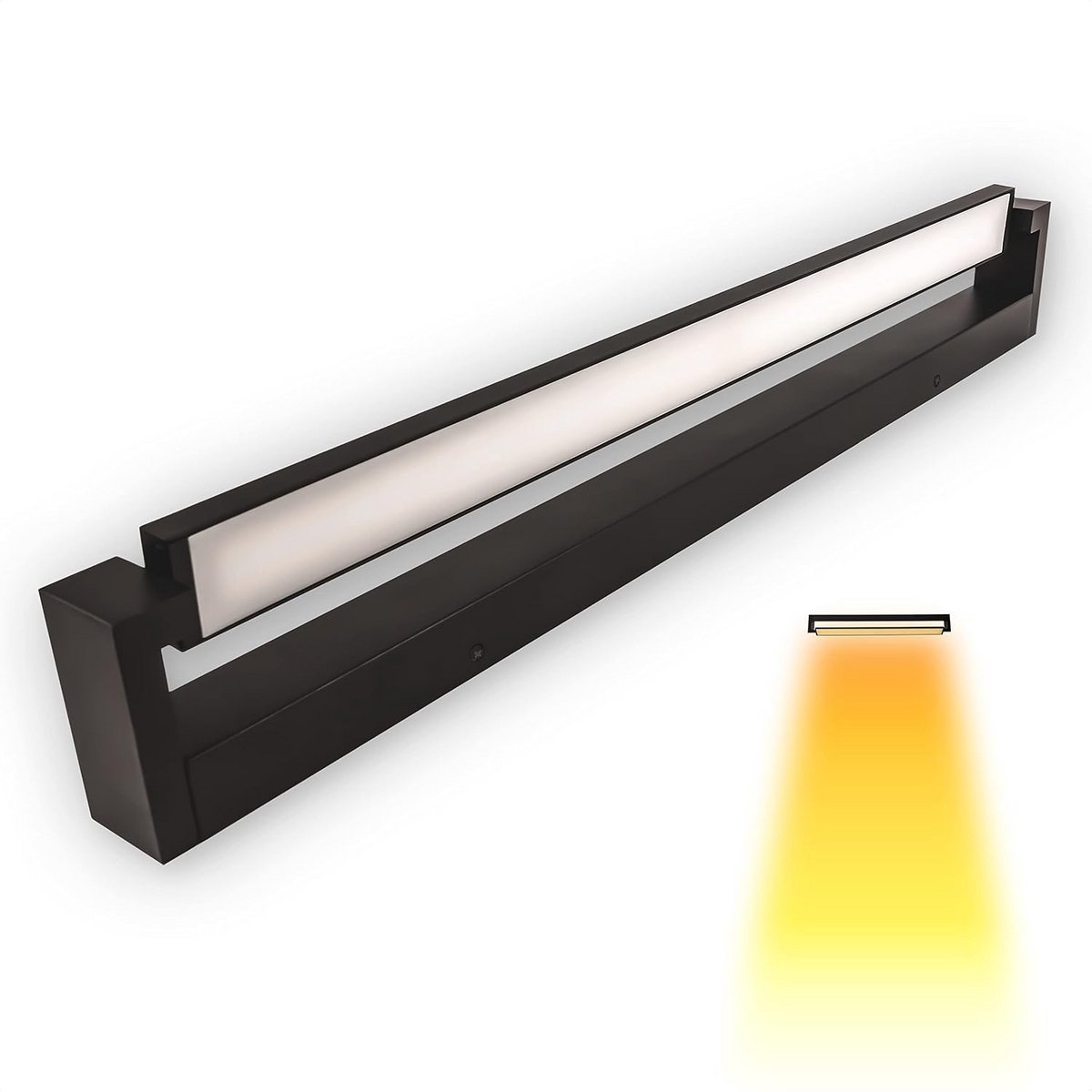 Draaibare LED Wandlamp met Kleurkeuze voor Woonkamer en Slaapkamer