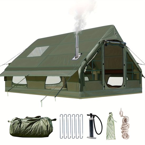 6-10 Personen Militair Groen