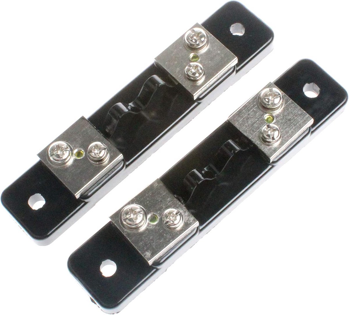 Externe Shunt Weerstand 10A 75mV voor Analoge Amperemeter Paneelmeter (2 Stuks)
