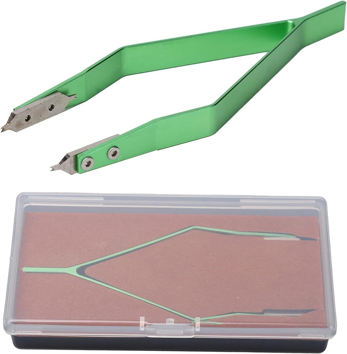 Allecto - Horlogereparatiegereedschap - Horlogemakers - Profesioneel - Zwart - Watch Band Adjuster - Horlogereparatietool - Geschikt voor dames - Zilverkleurig - Spring Bar Plier, Watch Band Tang Watch Spring Bar Remover Pincet