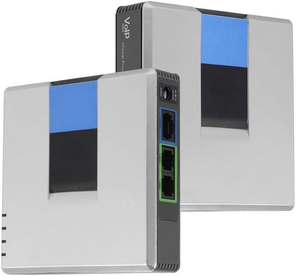 VoIP Gateway Adapter met 2 Telefoonpoorten RJ45 en SIP Ondersteuning