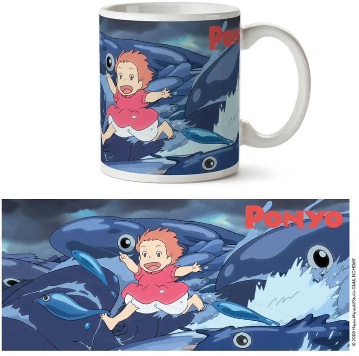 Semic Ponyo Mok / Beker Waves Cups & Mok / Bekers
