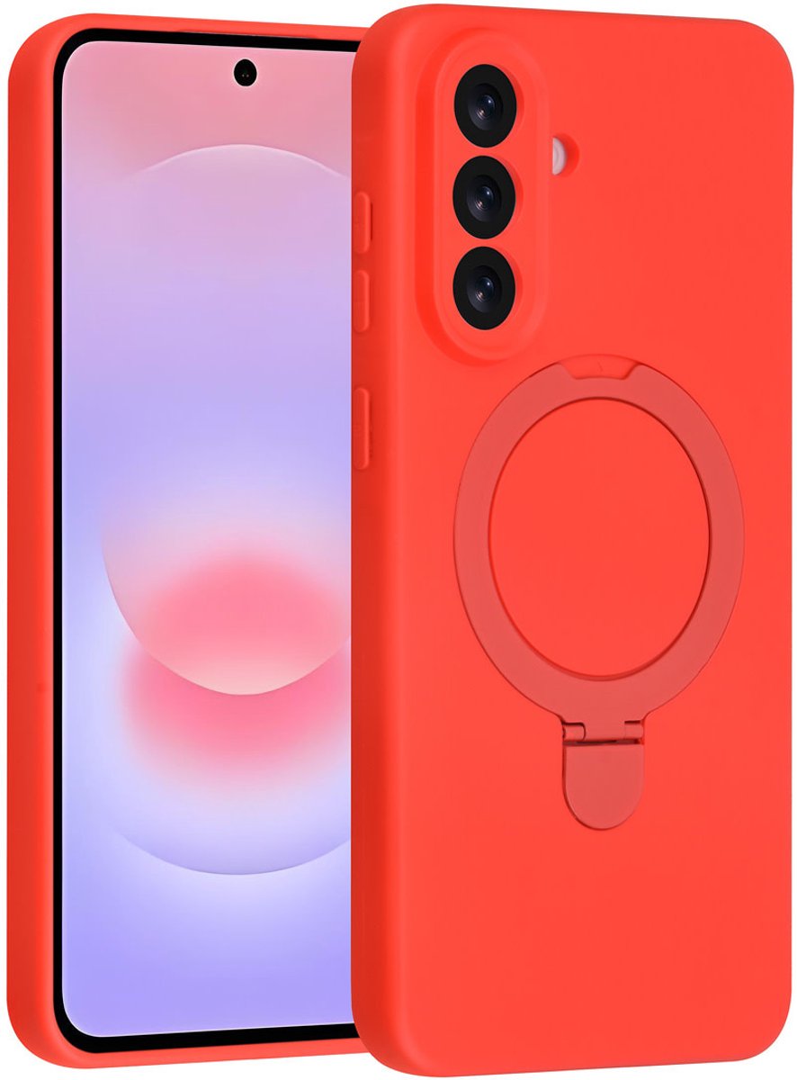 TUNIQ telefoonhoesje voor Samsung Galaxy A37 - met ringhouder - Classic Rood