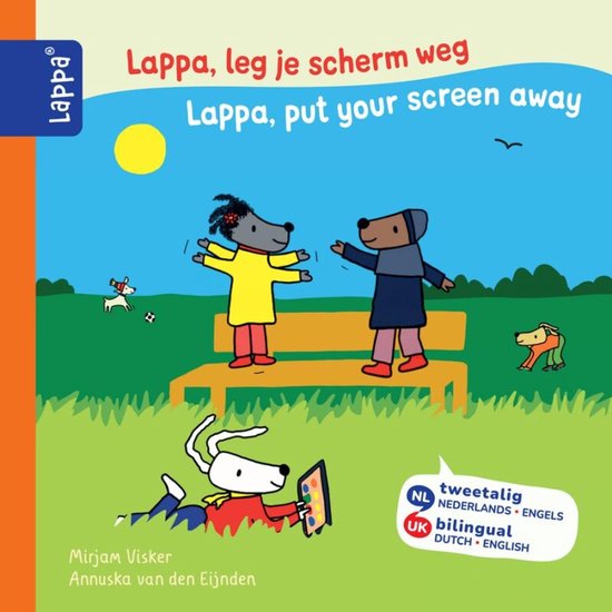 Lappa® meertalige prentenboeken - Lappa, leg je scherm weg  ... - cover