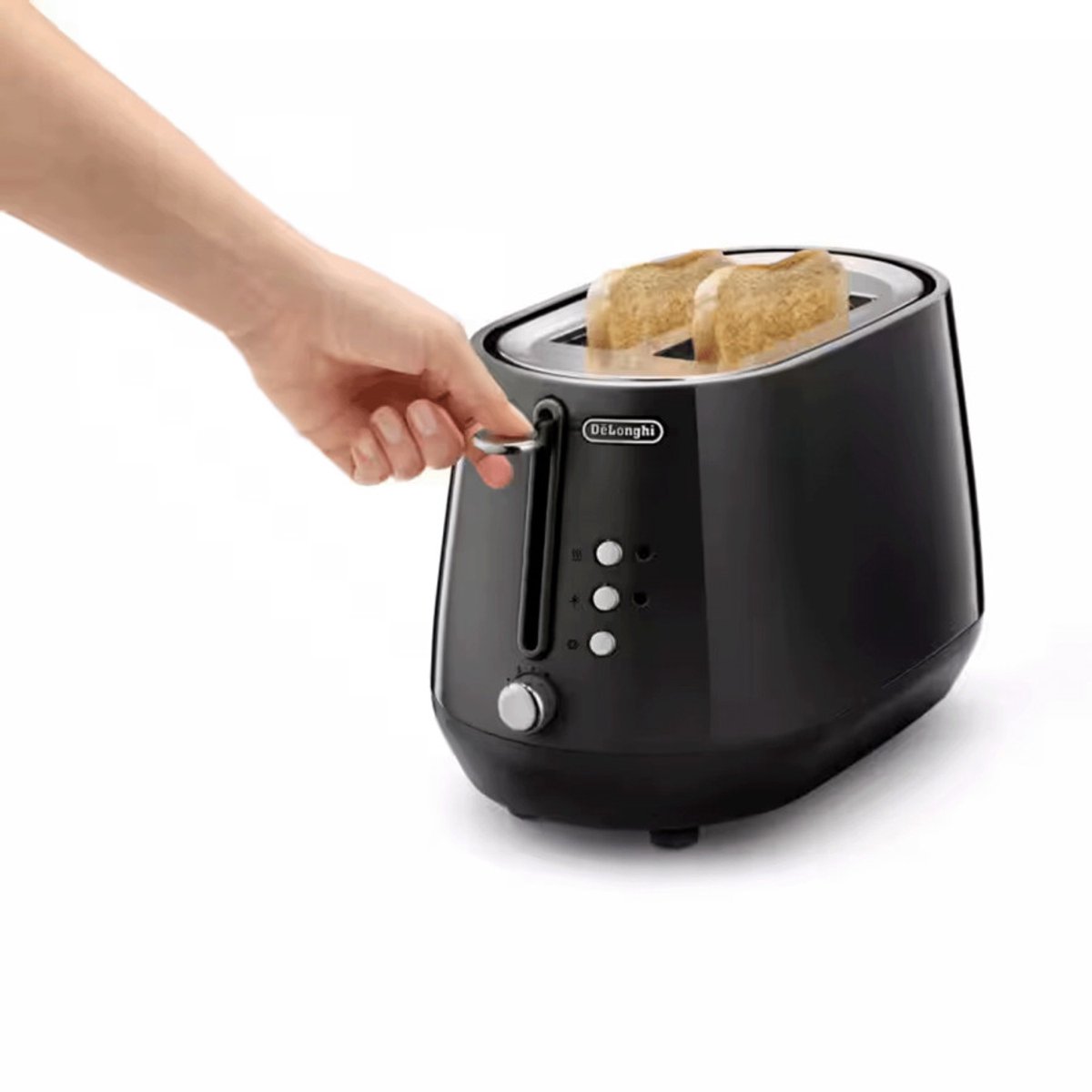 DeLonghi Eclettica CTY2103.BK Broodrooster, 900 W - Wit