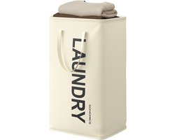 SONGMICS RLH001WD01 - Opvouwbare Wasmand - Met Handgrepen - Waterafstotend